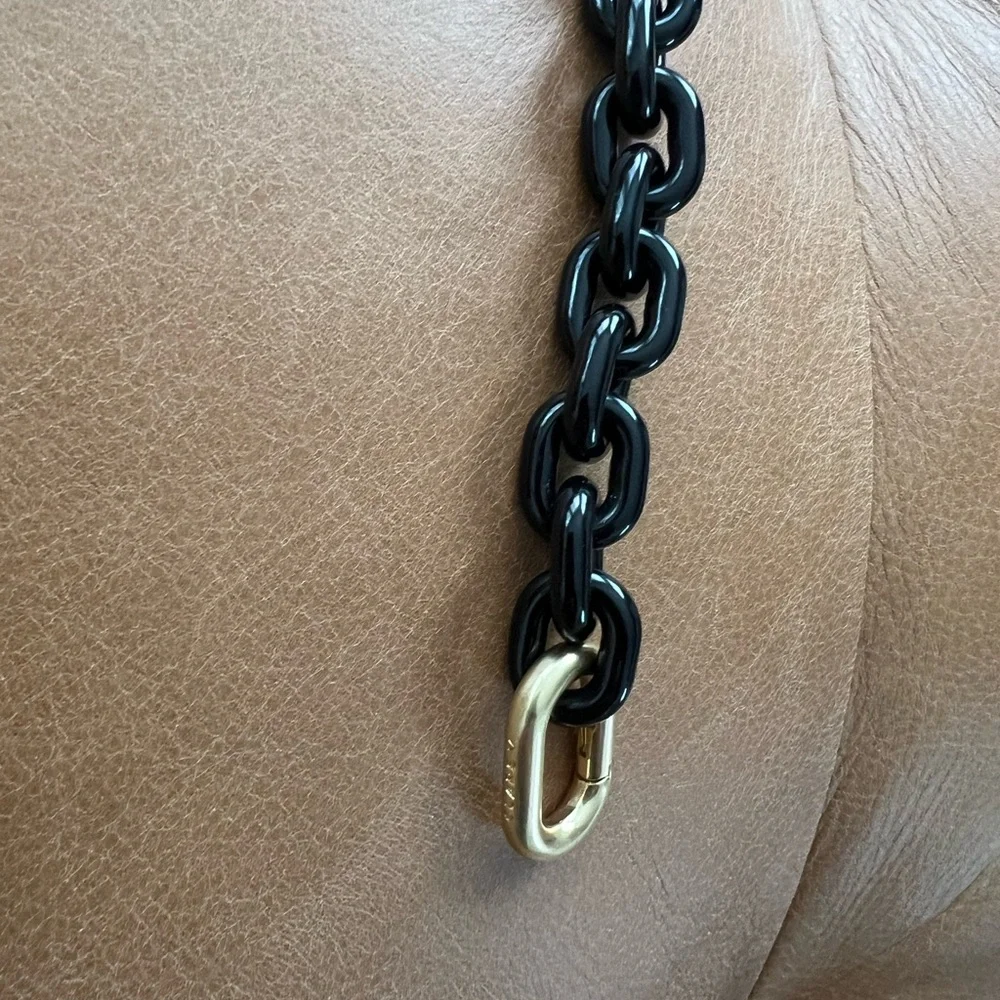 Clare V Shoulder Strap in Black Mini Resin - Picture 5 of 5